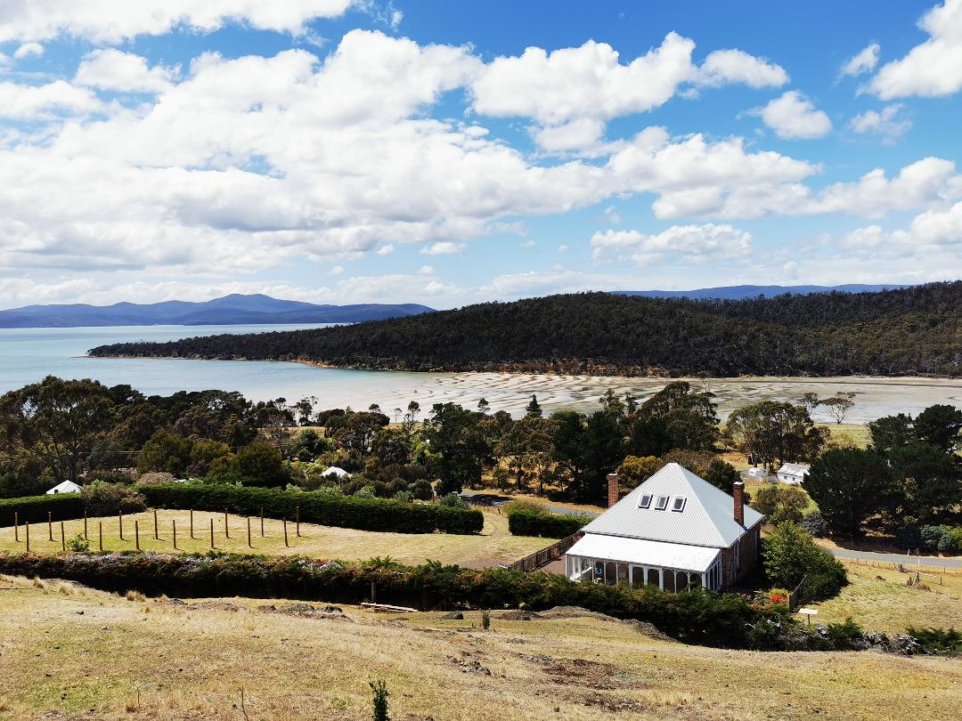 View over Catechists Cottage, Saltwater River